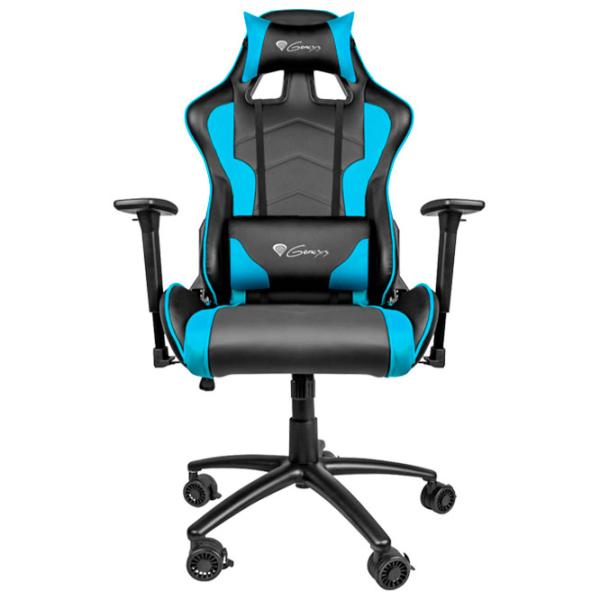 Scaun Gaming Genesis Nitro Black Blue photo 3