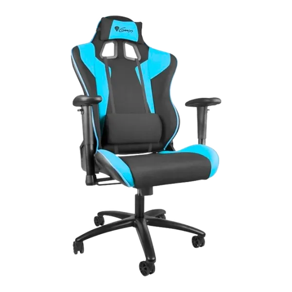 Scaun Gaming Genesis Nitro Black Blue photo 4 Scaun Gaming Genesis Nitro Black Blue photo 4