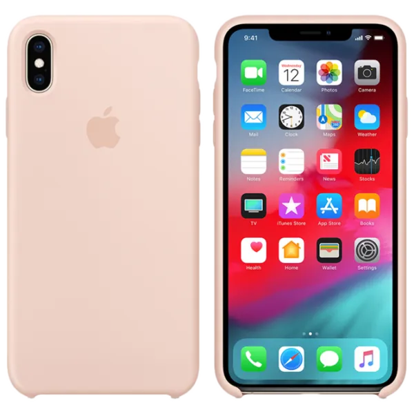 Husă pentru smartphone Apple iPhone XS Max Apple/ Back/ TPU/ Sand Pink photo 3 Husă pentru smartphone Apple iPhone XS Max Apple/ Back/ TPU/ Sand Pink photo 3