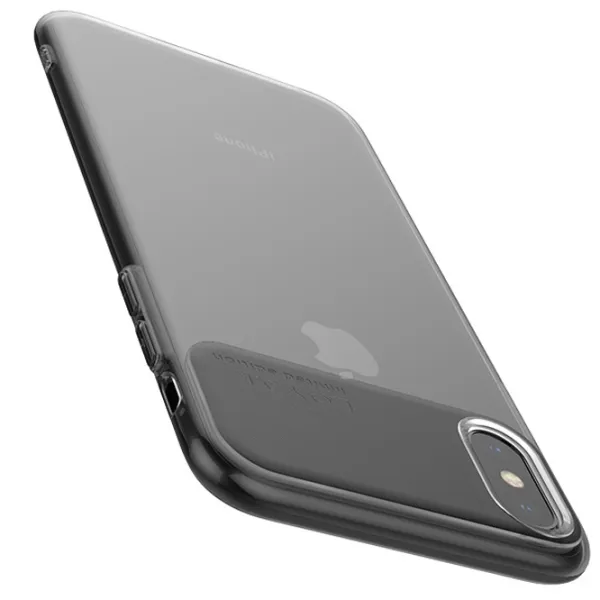 Чехол для смартфона Apple iPhone XS Hoco/ Back/ TPU/ Прозрачный Черный photo 2 Чехол для смартфона Apple iPhone XS Hoco/ Back/ TPU/ Прозрачный Черный photo 2