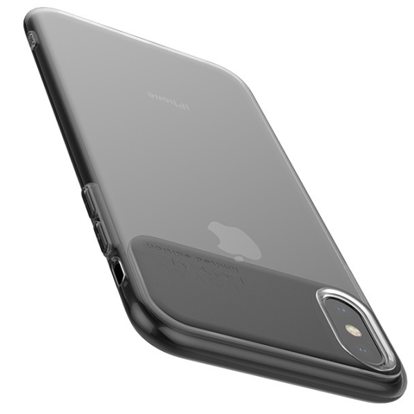 Чехол для смартфона Apple iPhone XS Hoco/ Back/ TPU/ Прозрачный Черный photo 2 Чехол для смартфона Apple iPhone XS Hoco/ Back/ TPU/ Прозрачный Черный photo 2