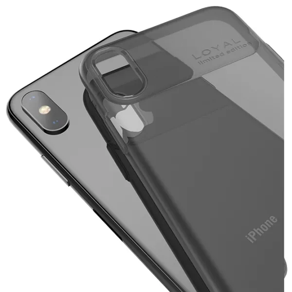 Чехол для смартфона Apple iPhone XS Hoco/ Back/ TPU/ Прозрачный Черный photo 3 Чехол для смартфона Apple iPhone XS Hoco/ Back/ TPU/ Прозрачный Черный photo 3