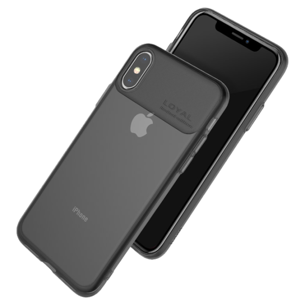 Чехол для смартфона Apple iPhone XS Hoco/ Back/ TPU/ Прозрачный Черный photo 4 Чехол для смартфона Apple iPhone XS Hoco/ Back/ TPU/ Прозрачный Черный photo 4