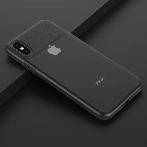 Чехол для смартфона Apple iPhone XS Hoco/ Back/ TPU/ Прозрачный Черный photo 5 Чехол для смартфона Apple iPhone XS Hoco/ Back/ TPU/ Прозрачный Черный photo 5