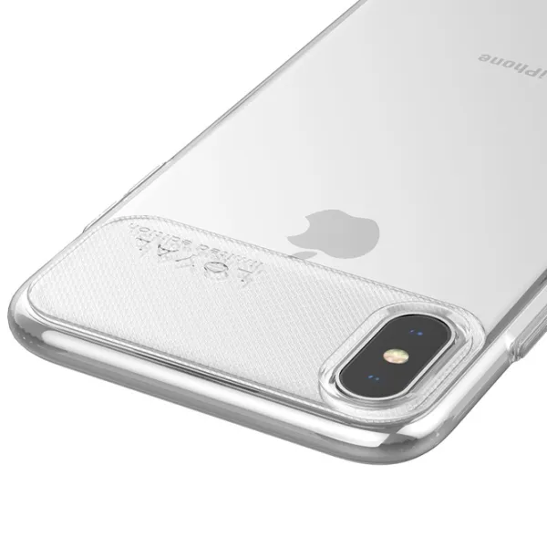 Чехол для смартфона Apple iPhone XS Max Hoco/ Back/ TPU/ Прозрачный Белый photo 3 Чехол для смартфона Apple iPhone XS Max Hoco/ Back/ TPU/ Прозрачный Белый photo 3