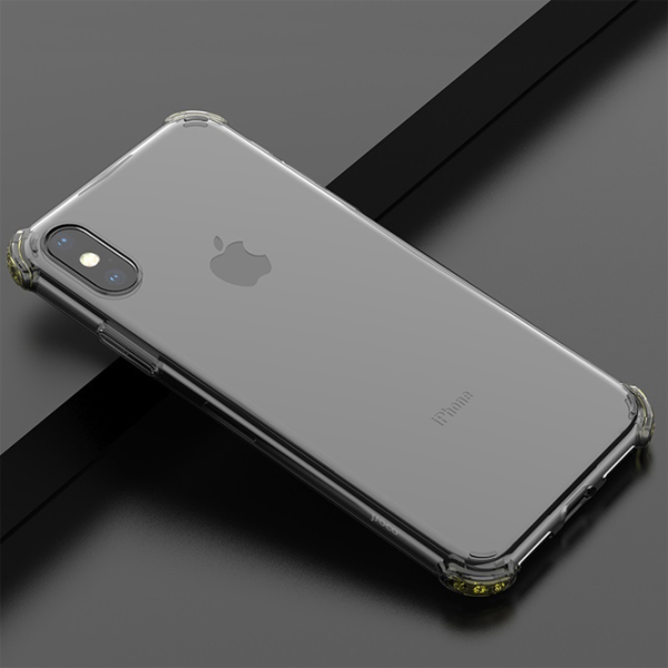 Чехол для смартфона Apple iPhone XR Hoco/ Back/ TPU/ Прозрачный Черный photo 4