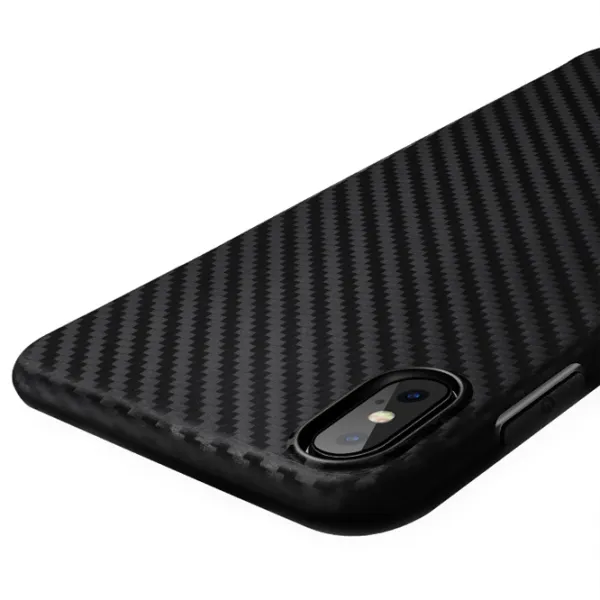 Чехол для смартфона Apple iPhone XS Max Hoco/ Back/ TPU/ Карбон Черный photo 2