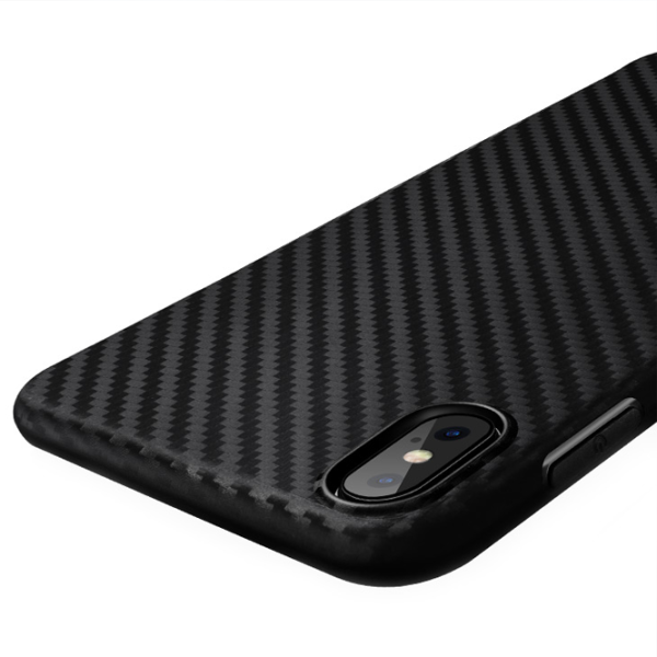 Чехол для смартфона Apple iPhone XS Max Hoco/ Back/ TPU/ Карбон Черный photo 2