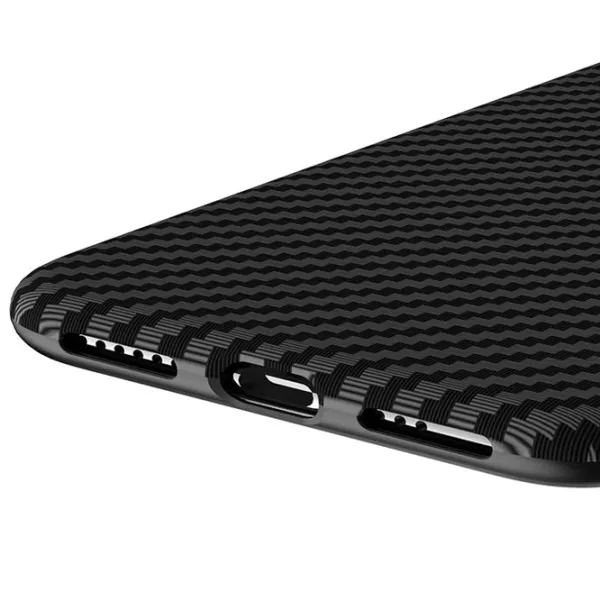 Чехол для смартфона Apple iPhone XS Max Hoco/ Back/ TPU/ Карбон Черный photo 3