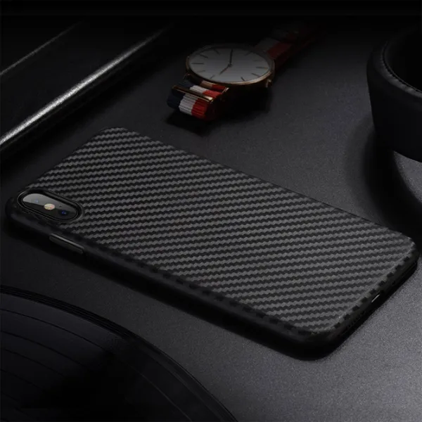 Чехол для смартфона Apple iPhone XS Max Hoco/ Back/ TPU/ Карбон Черный photo 4