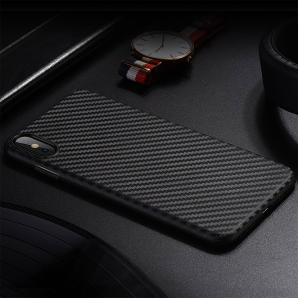 Чехол для смартфона Apple iPhone XS Max Hoco/ Back/ TPU/ Карбон Черный photo 4