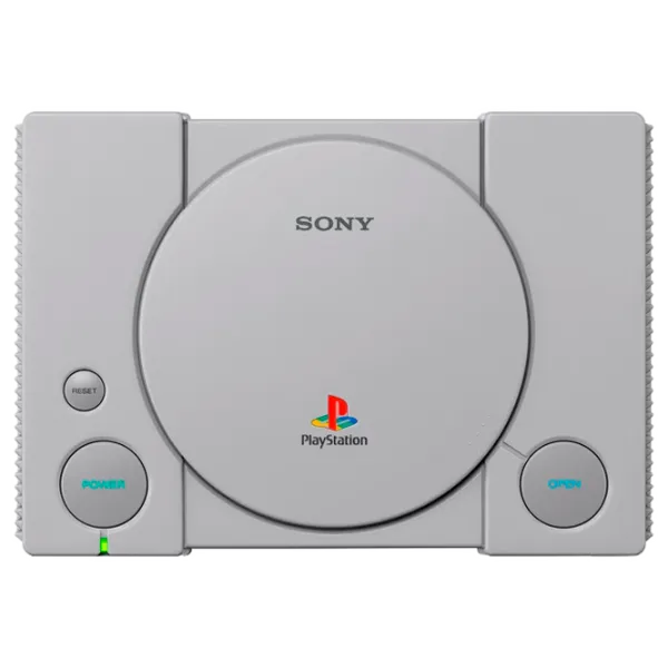 Sony Playstation Classic + 20 games (FF7, MGS, RE, R4, TK3, TM, ...) Серебристый photo 2