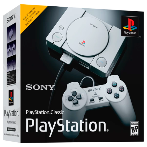 Sony Playstation Classic + 20 games (FF7, MGS, RE, R4, TK3, TM, ...) Серебристый photo 7