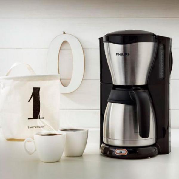 Cafetieră Philips HD7546/20 Cu picurare / 1.2 l / Black photo 4