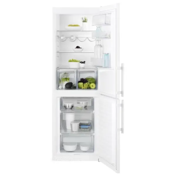 Frigider Electrolux EN3601MO cu congelator jos 337 l / 185 cm / White photo 3