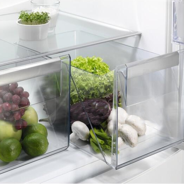 Frigider Electrolux EN3854MO cu congelator jos 349 l / 200 cm / Silver photo 3