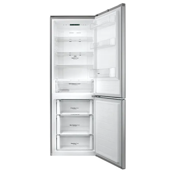 Frigider LG GBB59PZJZS cu congelator jos 318 l / 190 cm / Silver photo 4 Frigider LG GBB59PZJZS cu congelator jos 318 l / 190 cm / Silver photo 4