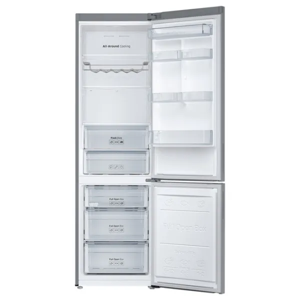 Frigider Samsung RB37J5215SS cu congelator jos 367 l / 201 cm / Gray photo 4