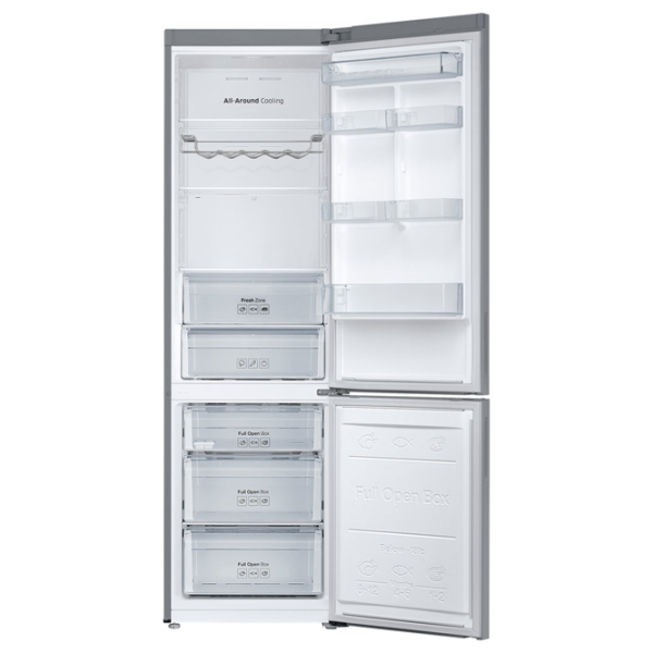 Frigider Samsung RB37J5215SS cu congelator jos 367 l / 201 cm / Gray photo 4