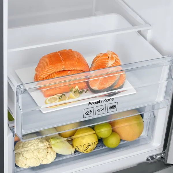 Frigider Samsung RB37J5215SS cu congelator jos 367 l / 201 cm / Gray photo 6