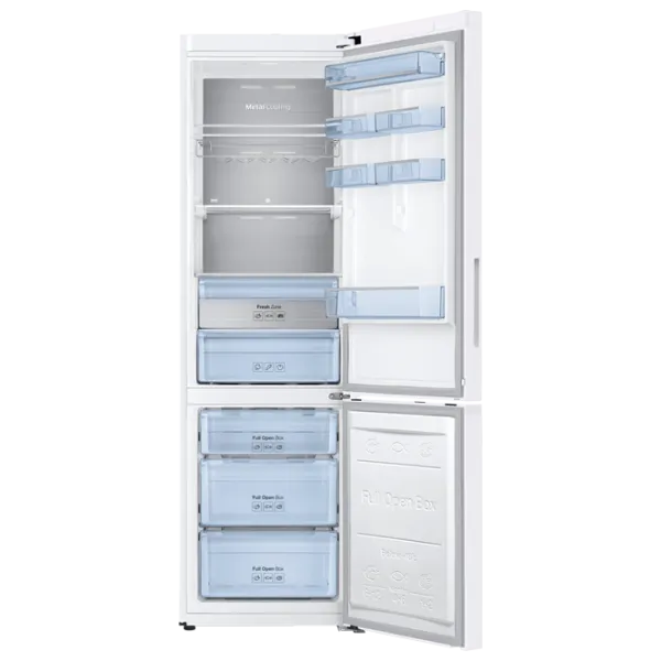 Frigider Samsung RB37K63611L cu congelator jos 377 l / 200.7 cm / White photo 4