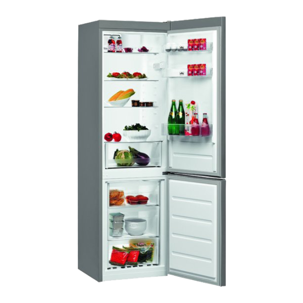 Frigider Whirlpool BLF 8121 cu congelator jos 339 l / 188.5 cm / Inox photo 4