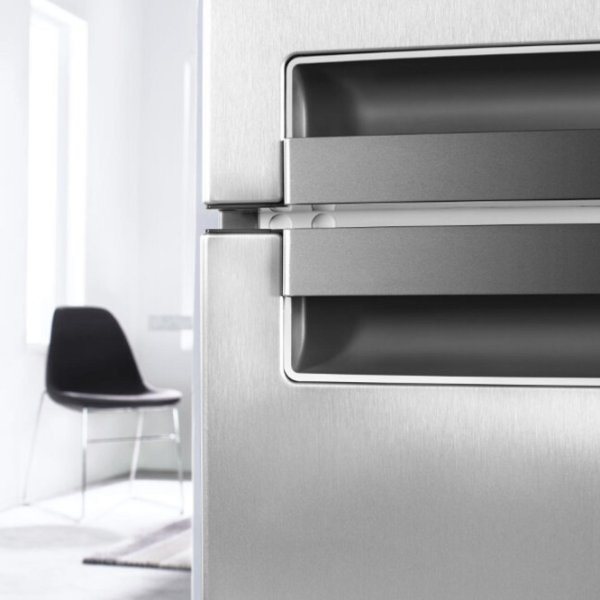 Frigider Whirlpool BLF 8121 cu congelator jos 339 l / 188.5 cm / Inox photo 6