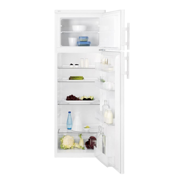 Frigider Electrolux EJ2801AOW2 cu congelator sus 259 l / 159 cm / White photo 4
