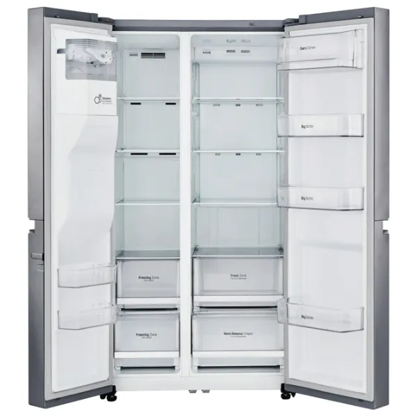 Frigider LG GSL760PZXV Side by Side 601 l / 179 cm / Gray photo 4
