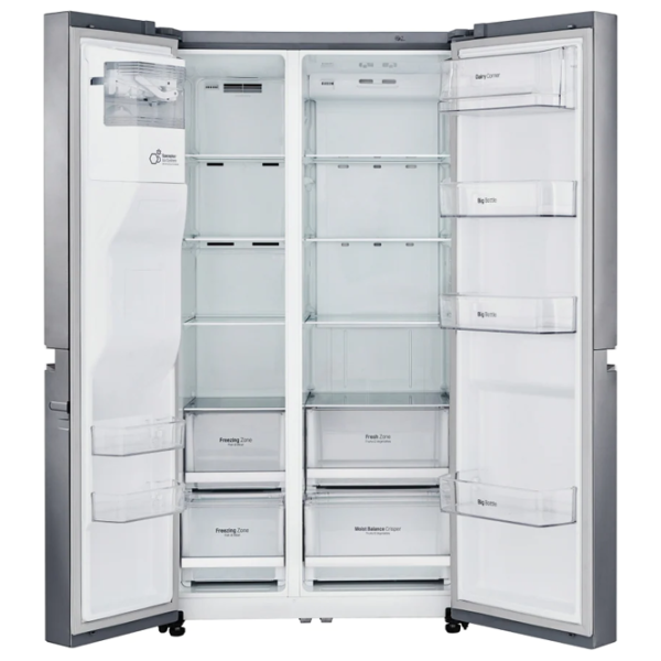 Frigider LG GSL760PZXV Side by Side 601 l / 179 cm / Gray photo 4