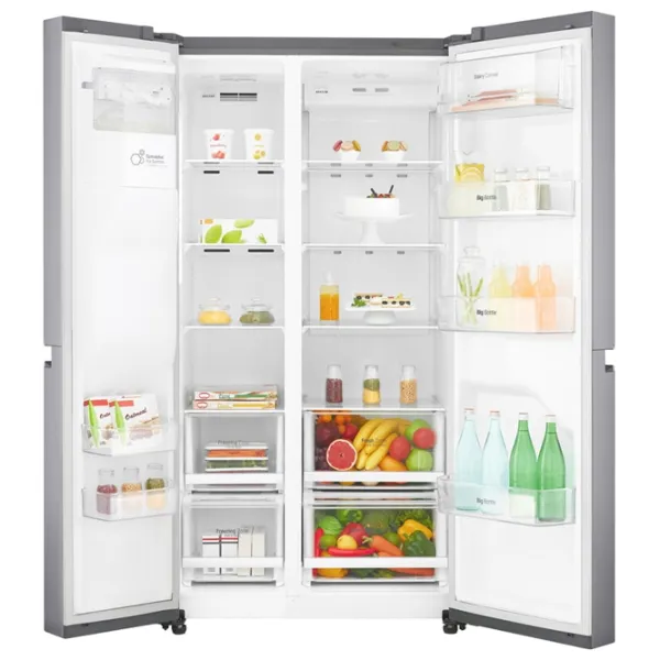 Frigider LG GSL760PZXV Side by Side 601 l / 179 cm / Gray photo 5