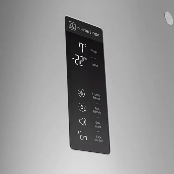 Frigider LG GBB60PZFZS cu congelator jos 343 l / 201 cm / Silver photo 5 Frigider LG GBB60PZFZS cu congelator jos 343 l / 201 cm / Silver photo 5