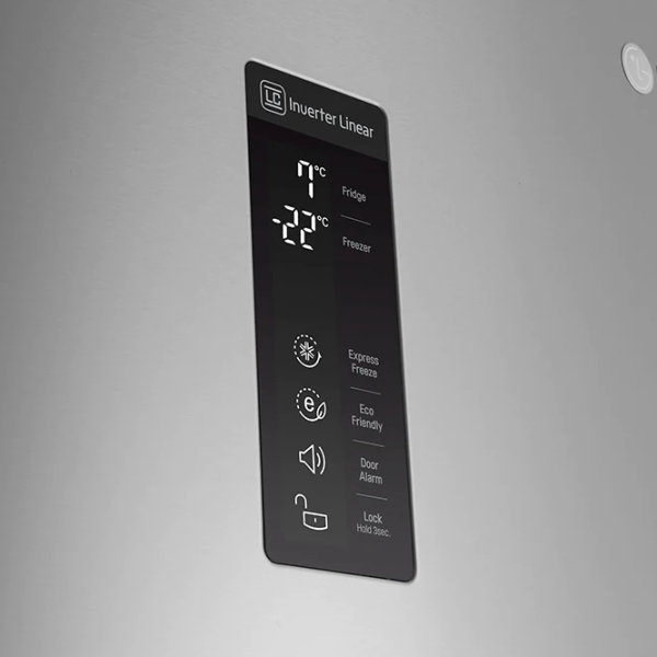 Frigider LG GBB60PZFZS cu congelator jos 343 l / 201 cm / Silver photo 5 Frigider LG GBB60PZFZS cu congelator jos 343 l / 201 cm / Silver photo 5