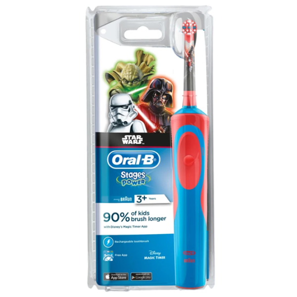 Periuță de dinți electrică Braun D12.513 Kids StarWars 2D/ Blue photo 3 Periuță de dinți electrică Braun D12.513 Kids StarWars 2D/ Blue photo 3