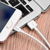 Cablu pentru telefon X23 Hoco USB Type-A + microUSB 1 m/ White photo 3