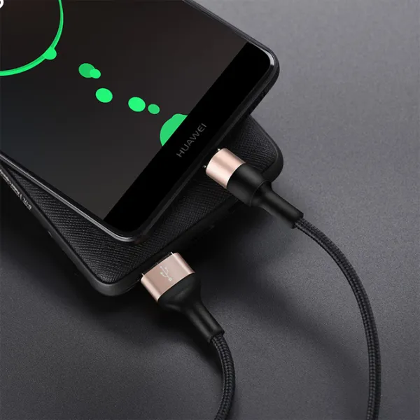 Cablu USB X26 Xpress Hoco USB Type-A + USB Type-C 1 m/ Black photo 3