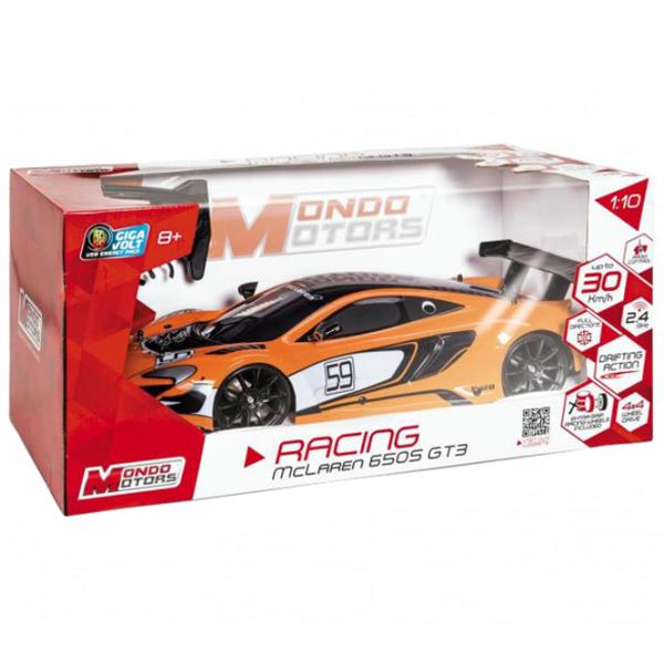 Mașină Mondo Toys McLaren 650S GT3 30 km/ h/ 2.4 GHz/ Orange photo 3
