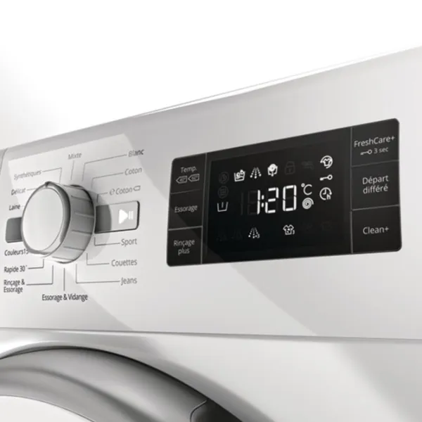 Mașină de spălat cu uscător Whirlpool FWDG 96148WS 9 kg / 1400 rpm / White photo 7