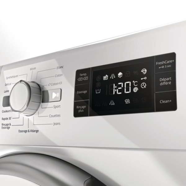 Mașină de spălat cu uscător Whirlpool FWDG 96148WS 9 kg / 1400 rpm / White photo 7