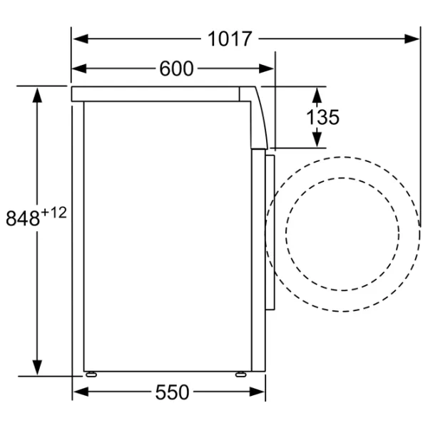 Стиральная машина Bosch WAN240A7SN 7 кг / 1200 об/мин / Белый photo 5 Стиральная машина Bosch WAN240A7SN 7 кг / 1200 об/мин / Белый photo 5