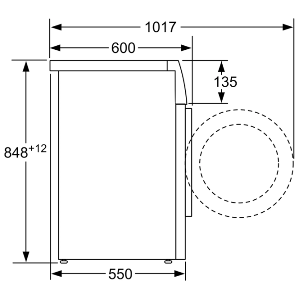 Стиральная машина Bosch WAN240A7SN 7 кг / 1200 об/мин / Белый photo 5 Стиральная машина Bosch WAN240A7SN 7 кг / 1200 об/мин / Белый photo 5