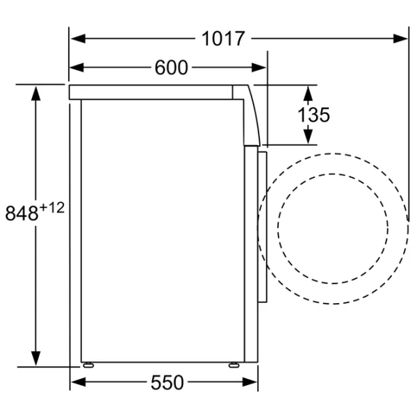 Стиральная машина Bosch WAN280L8SN 8 кг / 1400 об/мин / Белый photo 5 Стиральная машина Bosch WAN280L8SN 8 кг / 1400 об/мин / Белый photo 5