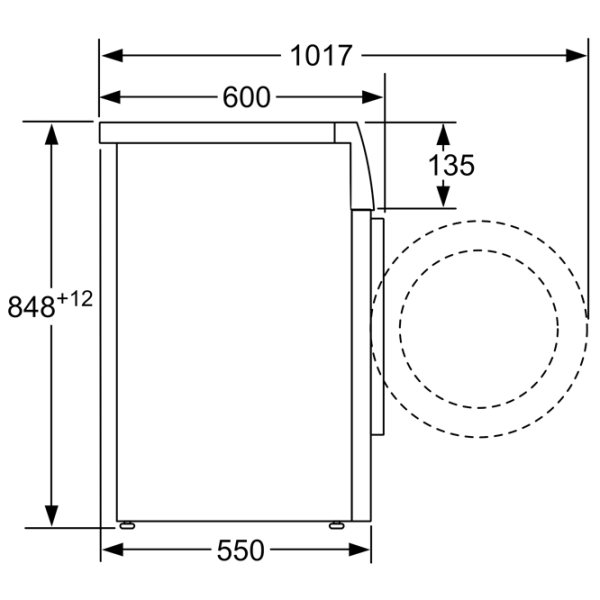 Стиральная машина Bosch WAN280L8SN 8 кг / 1400 об/мин / Белый photo 5 Стиральная машина Bosch WAN280L8SN 8 кг / 1400 об/мин / Белый photo 5