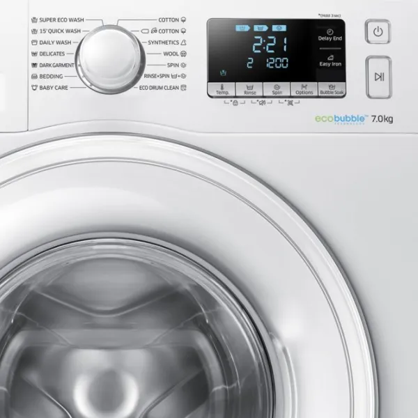 Стиральная машина Samsung WW70J5246DW/LE 7 кг / 1200 об/мин / Белый photo 5