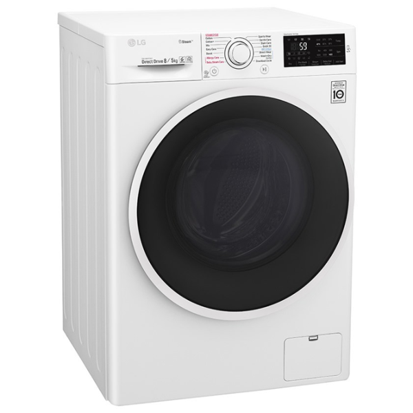 Mașină de spălat cu uscător LG F4J6TG0W 8 kg / 1400 rpm / White photo 2