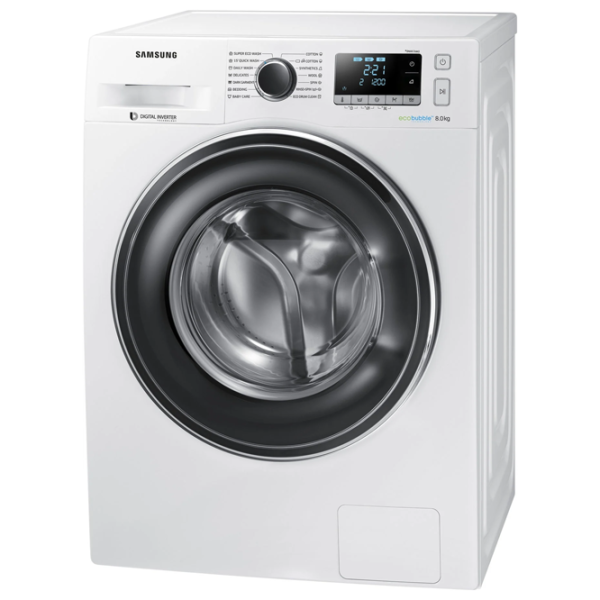 Стиральная машина Samsung WW80J5246EW/LE 8 кг / 1200 об/мин / Белый photo 2