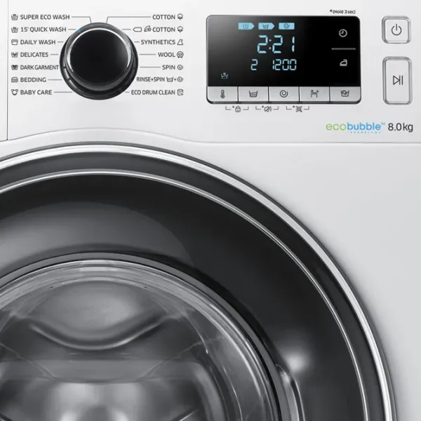 Стиральная машина Samsung WW80J5246EW/LE 8 кг / 1200 об/мин / Белый photo 6