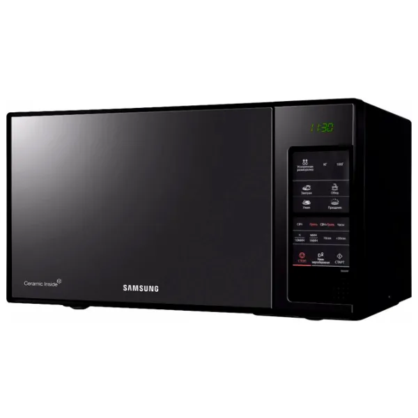 Микроволновая печь Samsung ME83XR/ BWT Отдельно стоящий/ 850 Вт/ Черный photo 2 Микроволновая печь Samsung ME83XR/ BWT Отдельно стоящий/ 850 Вт/ Черный photo 2