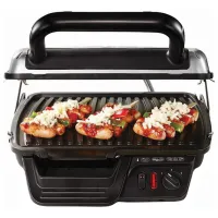 Grill electric Tefal GC306012 Contact, Barbecue/ 2000 W/ Black Inox photo 6