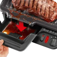Электрогриль Tefal GC3050 Контактный, Барбекю/ 2000 Вт/ Черный Нержавеющая сталь photo 6
